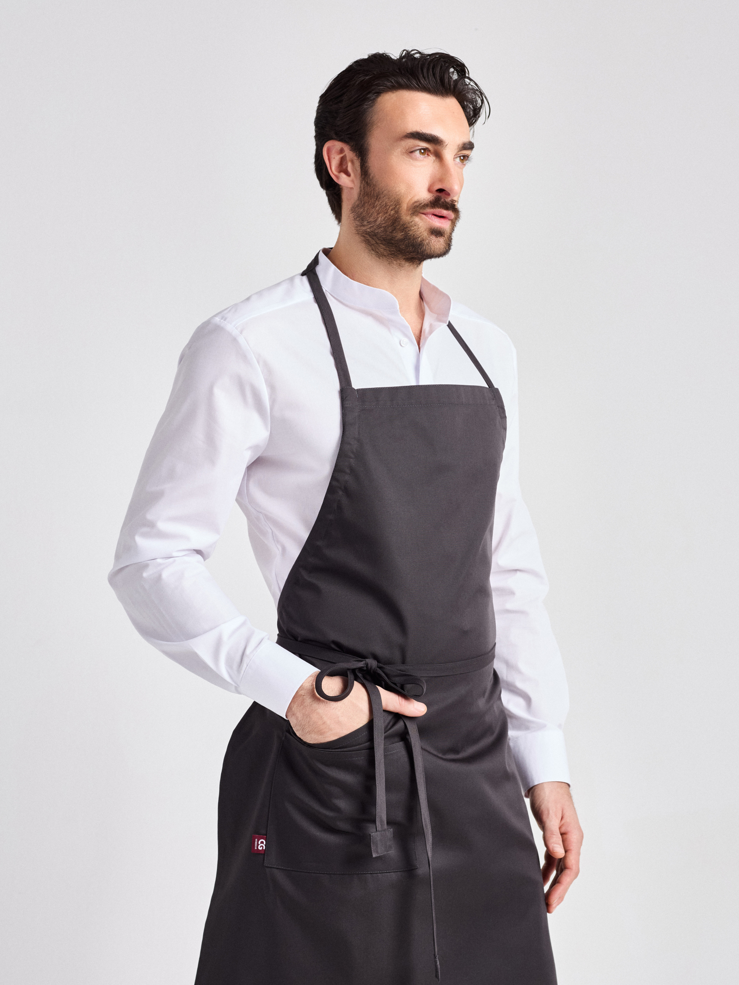 Bistroschürze Roma Classic 100 x 100 - khaki